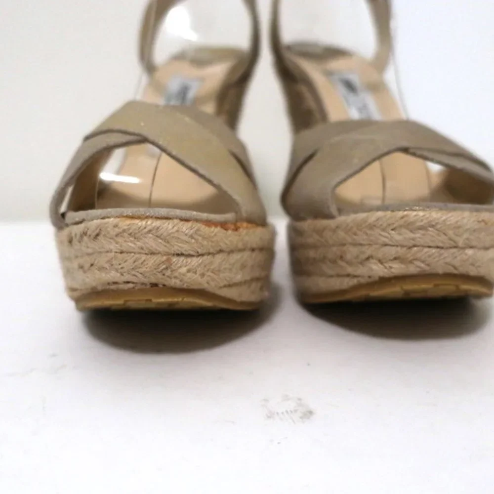 Jimmy Choo Phoenix Platform Espadrille Wedge - Picture 6 of 12